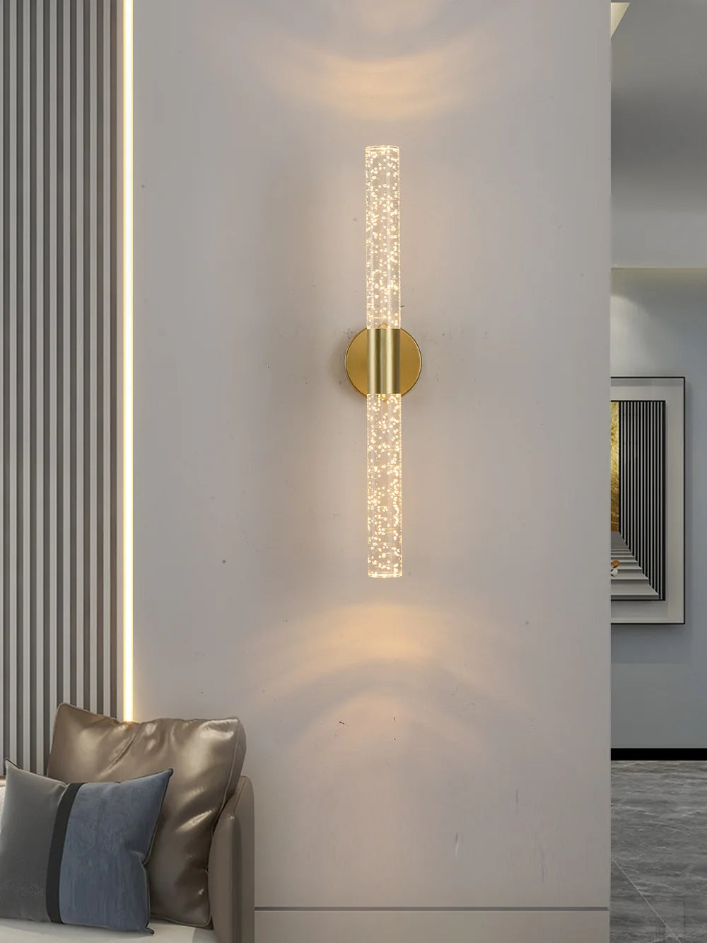 Nordic Bubbles Crystal LED Wall Lamp