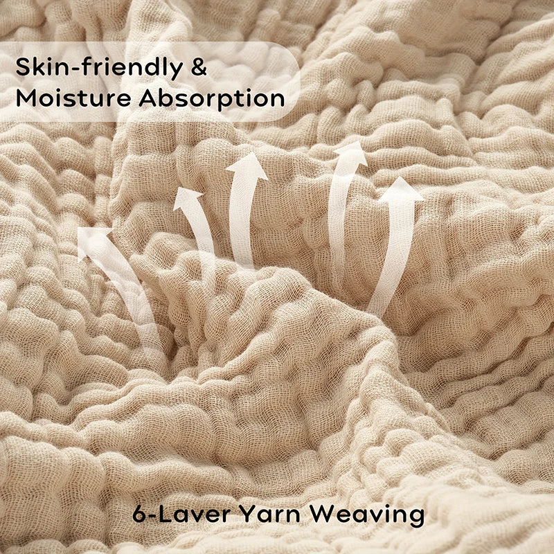 100% Cotton Throw Blanket