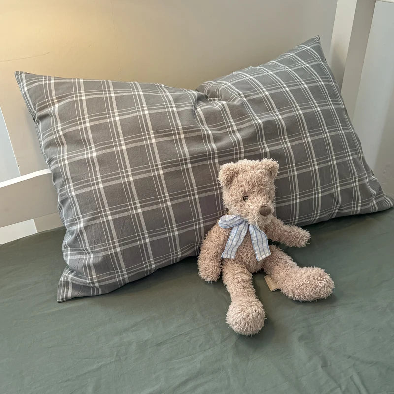 Nordic Wash Cotton Bedding Set Duvet Cover