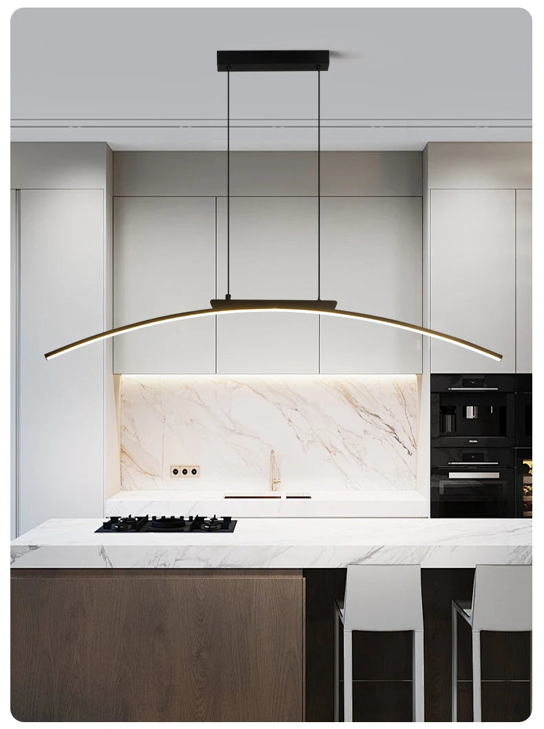 Curved LED Kitchen Bridge