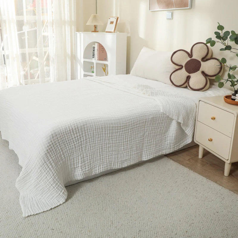 100% Cotton Throw Blanket