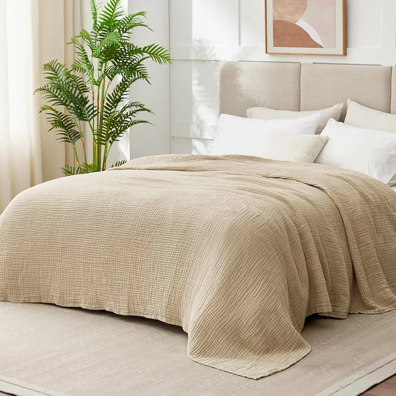 100% Cotton Throw Blanket