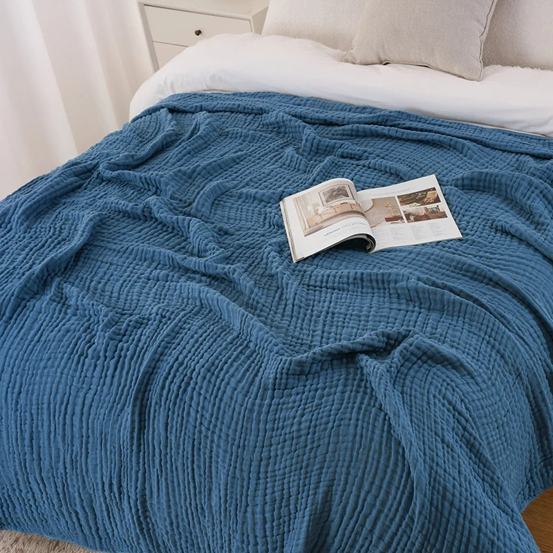 100% Cotton Throw Blanket