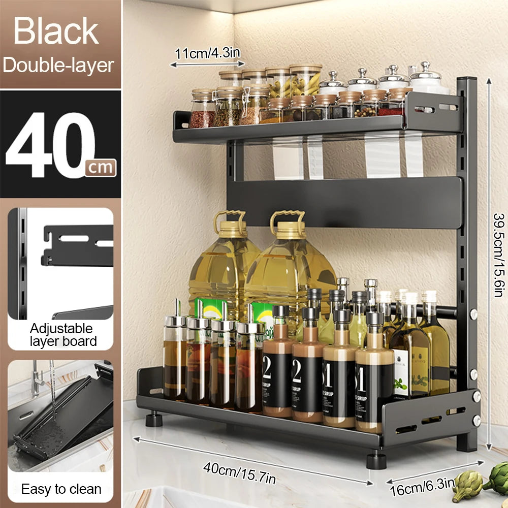 3 Tier Spice Storage Rack for Countertop