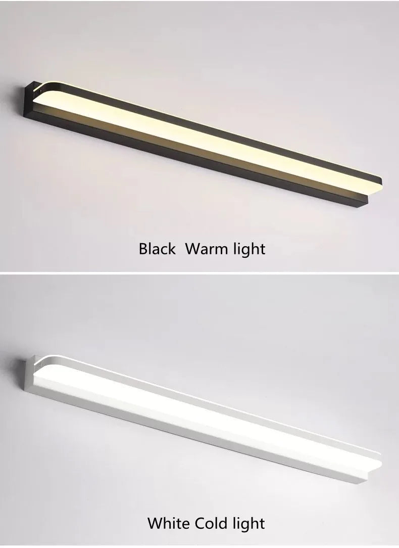 Led modern mirror wall light