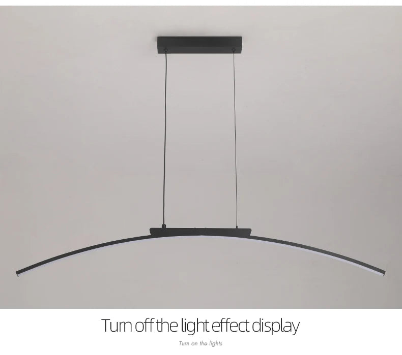Curved LED Kitchen Bridge