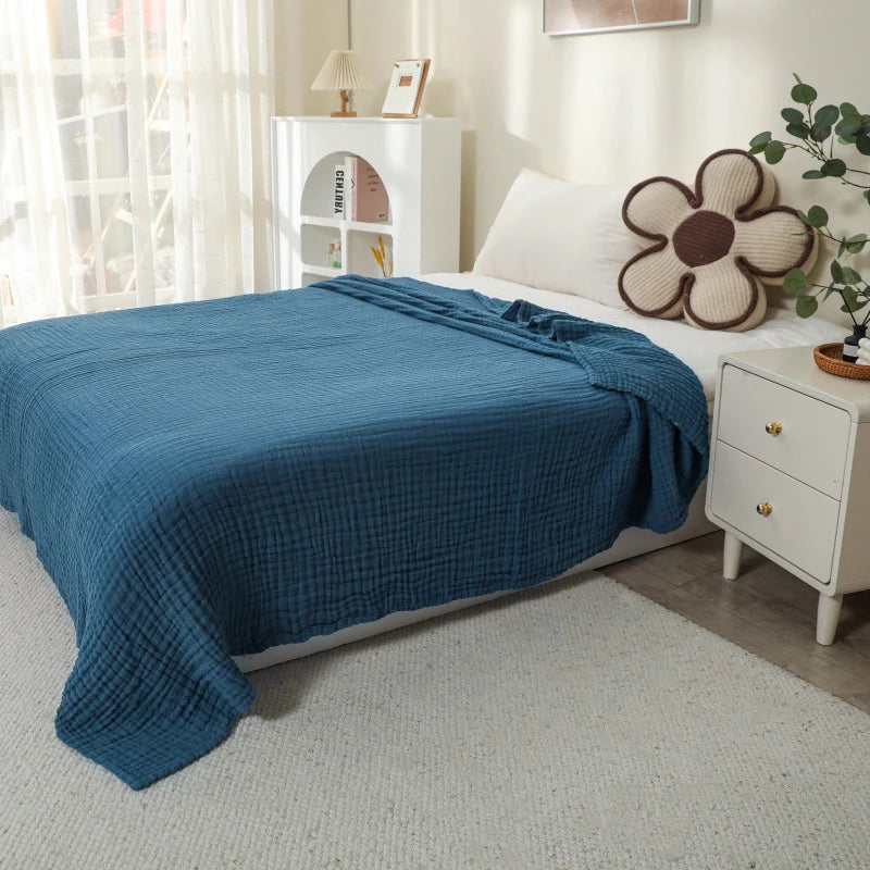 100% Cotton Throw Blanket