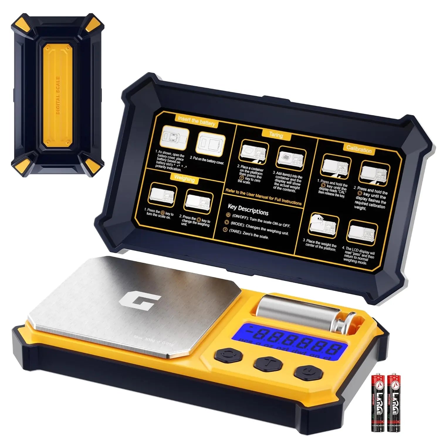 Digital Gram Scale with 300g x 0.01g Capacity
