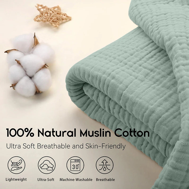 100% Cotton Throw Blanket