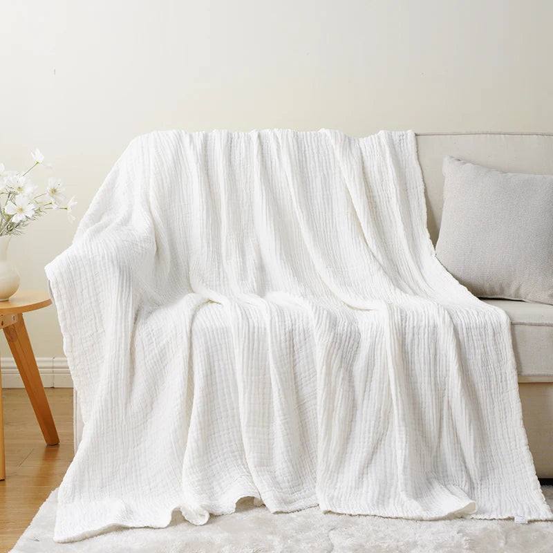 100% Cotton Throw Blanket