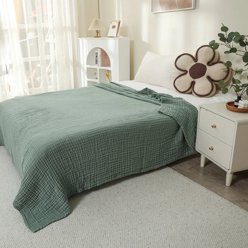 100% Cotton Throw Blanket