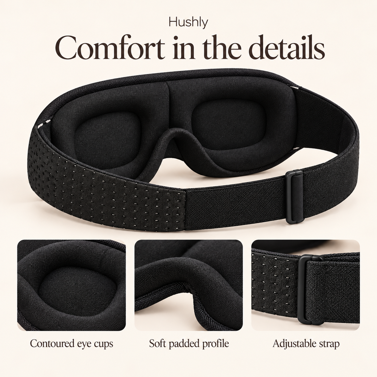 Hushly Contour Mask — details
